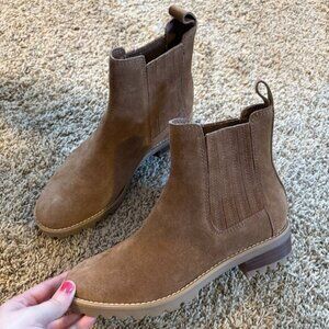 Dolce Vita camel suede leather boots